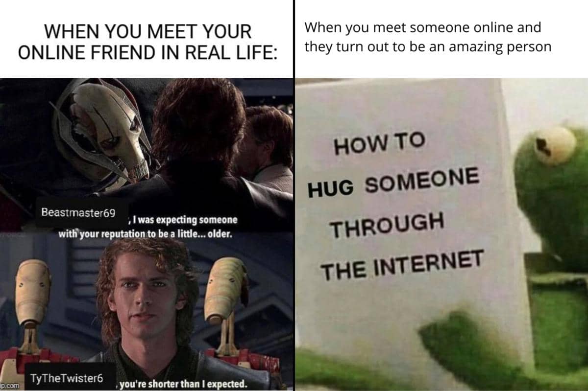 7 Meme Teman Online, Lebih Baik dari Teman Asli?