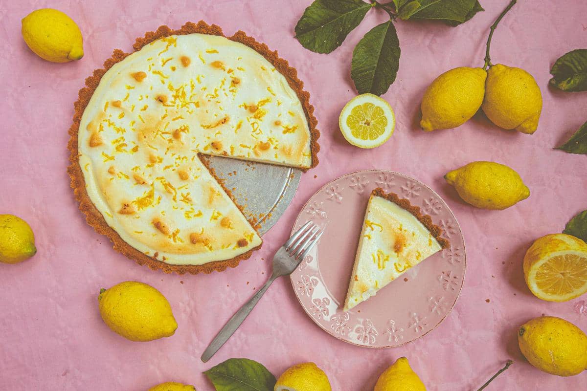 ilustrasi lemon tart