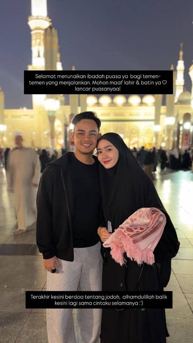 Febby Rastanty dan Suami di Madinah