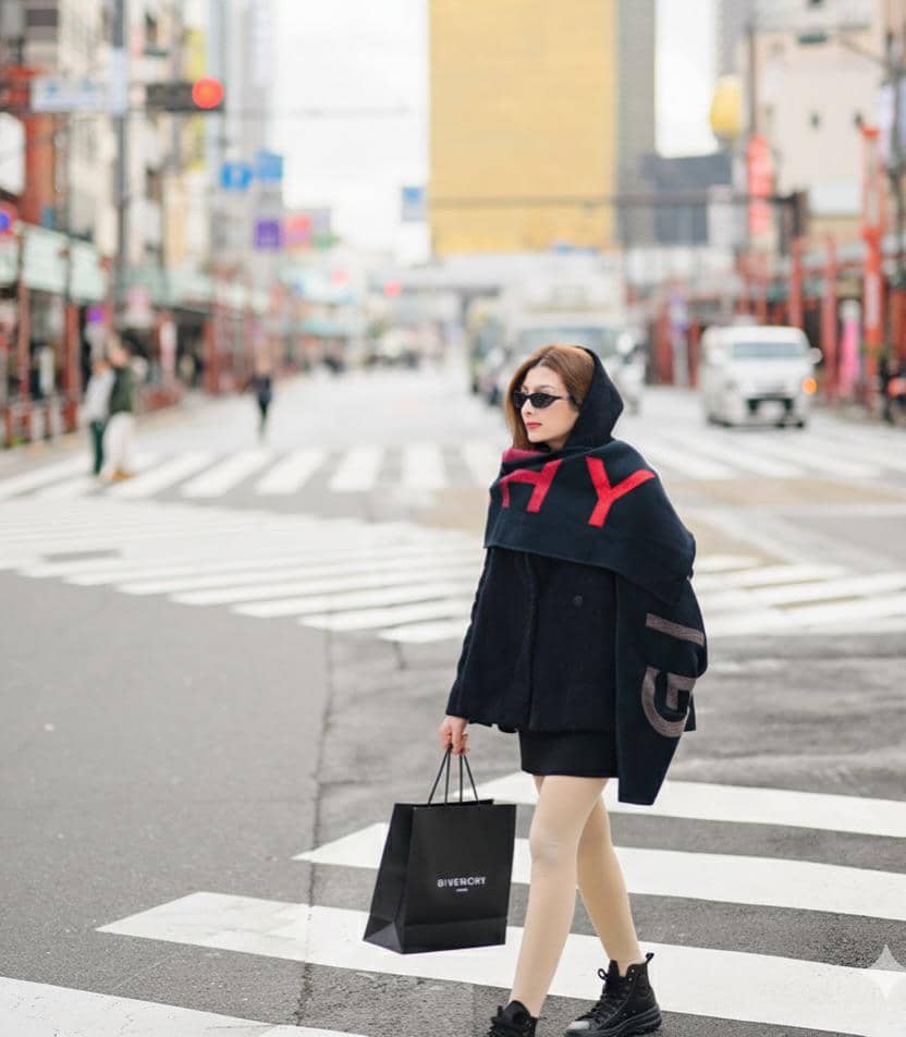 Sarah Keihl jalan-jalan di Asakusa