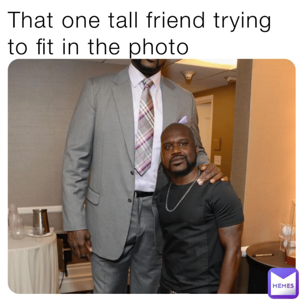 meme tentang tinggi badan