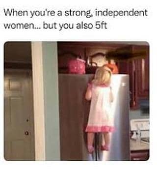 meme tentang tinggi badan