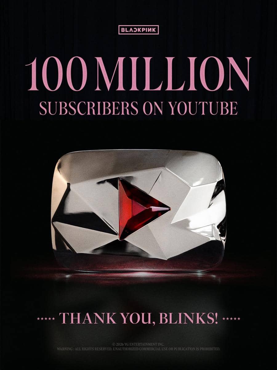 Red Diamond Play Button BLACKPINK