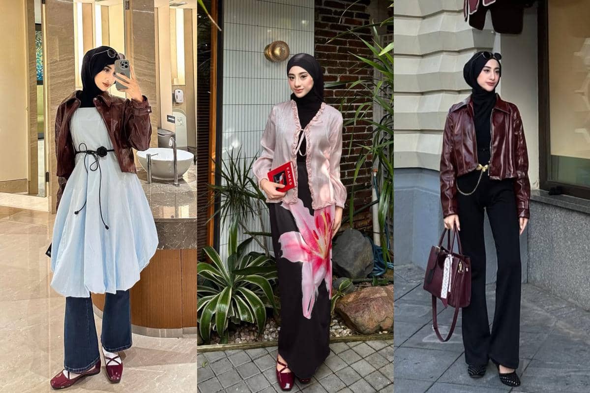 11 Gaya Layering untuk Bukber di Musim Hujan ala Nimas Azlia, Sleek!