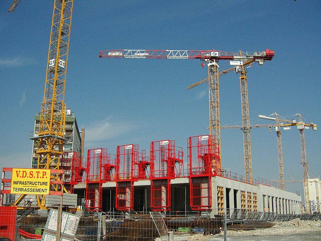 ilustrasi konstruksi bangunan