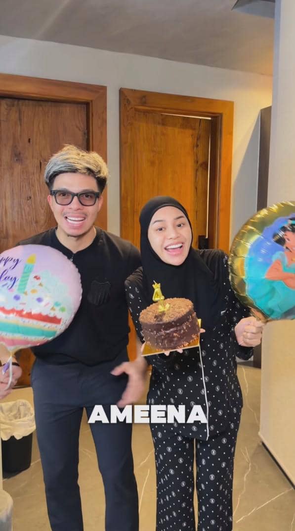 potret ulang tahun Ameena (instagram.com/attahalilintar)