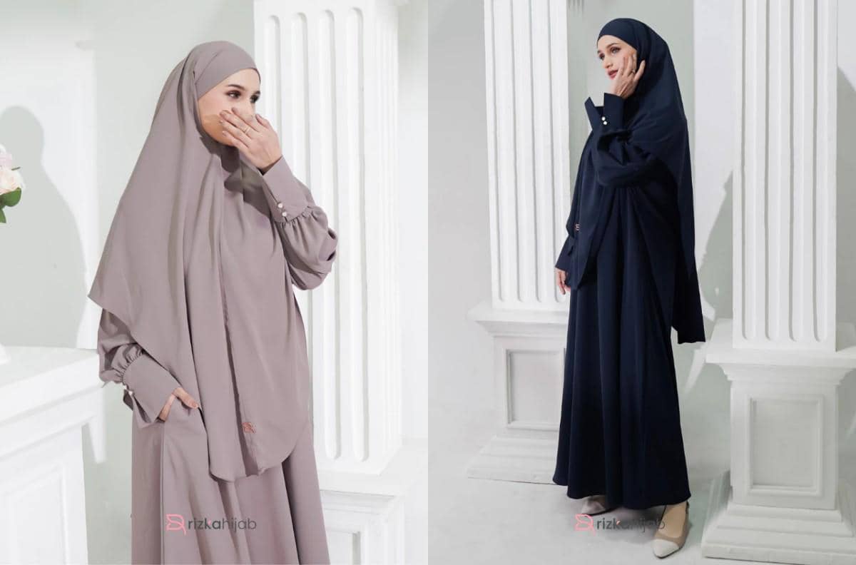 Rizka Hijab - Jena Abaya Set Khimar