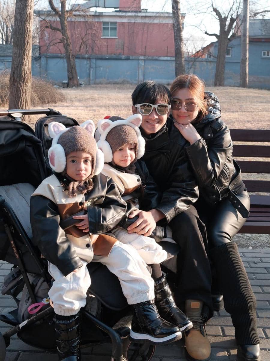 Keluarga Felicya Angelista liburan ke Beijing