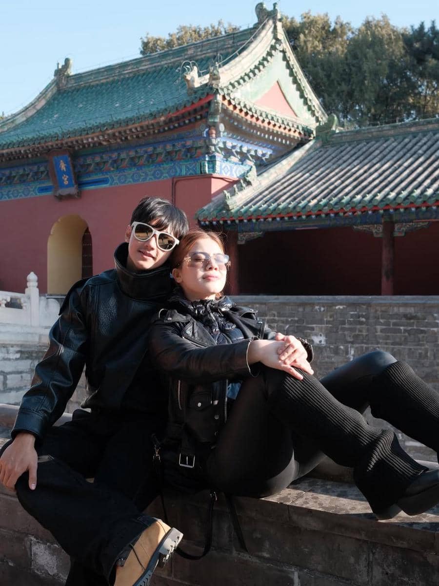 Keluarga Felicya Angelista liburan ke Beijing