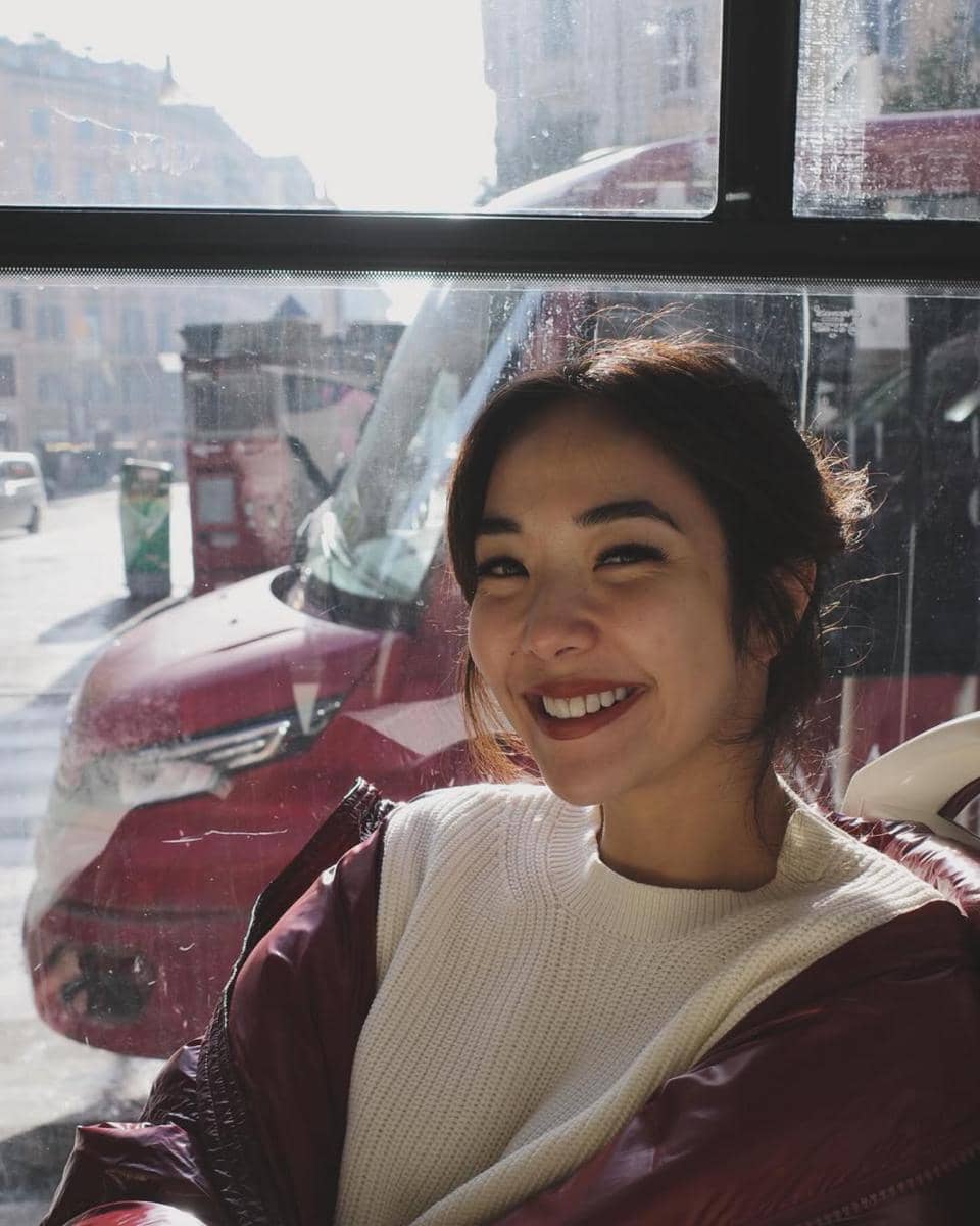 Gisella Anastasia saat jalan-jalan di Kota Vatikan