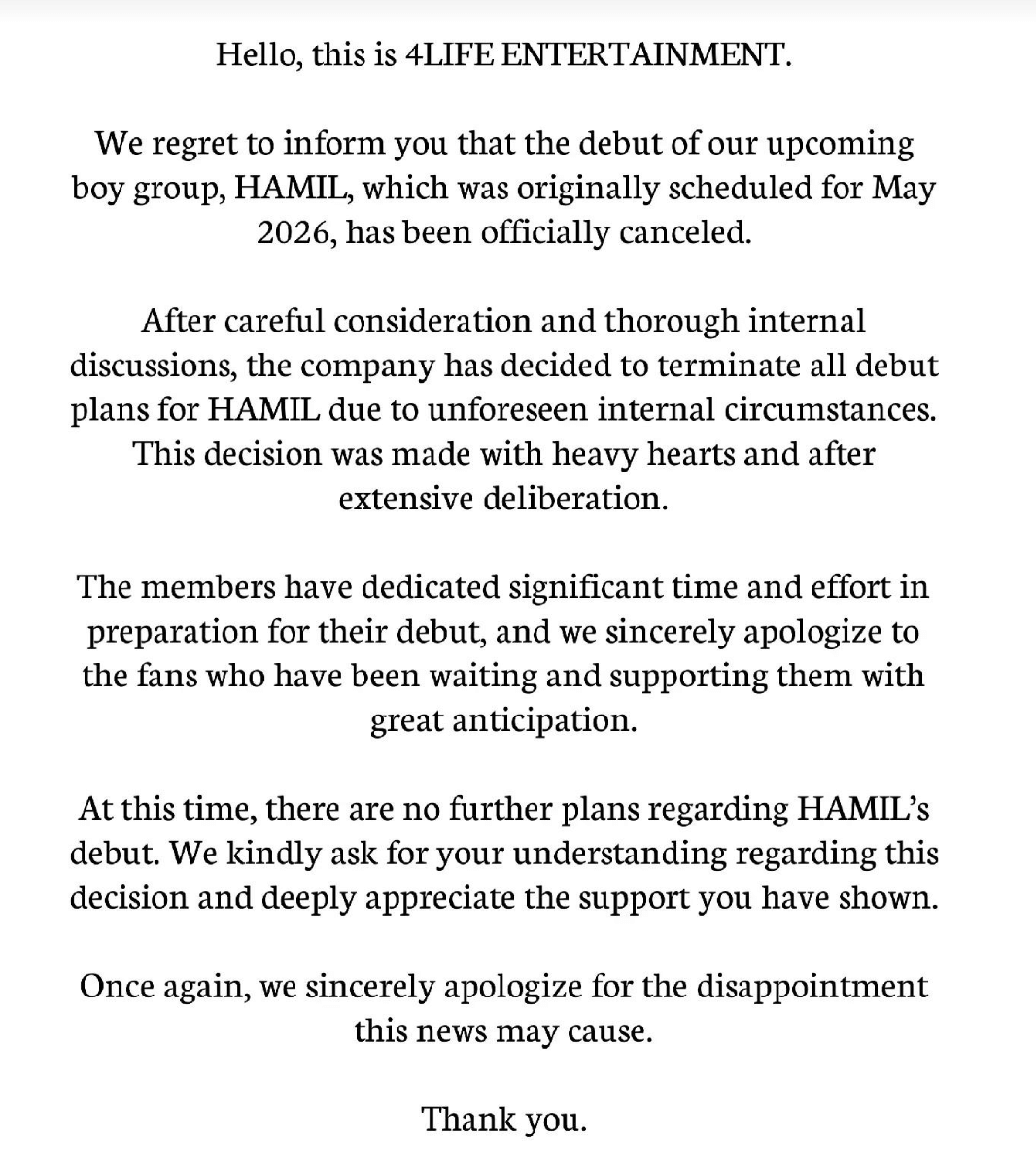 grup KPop bernama Hamil