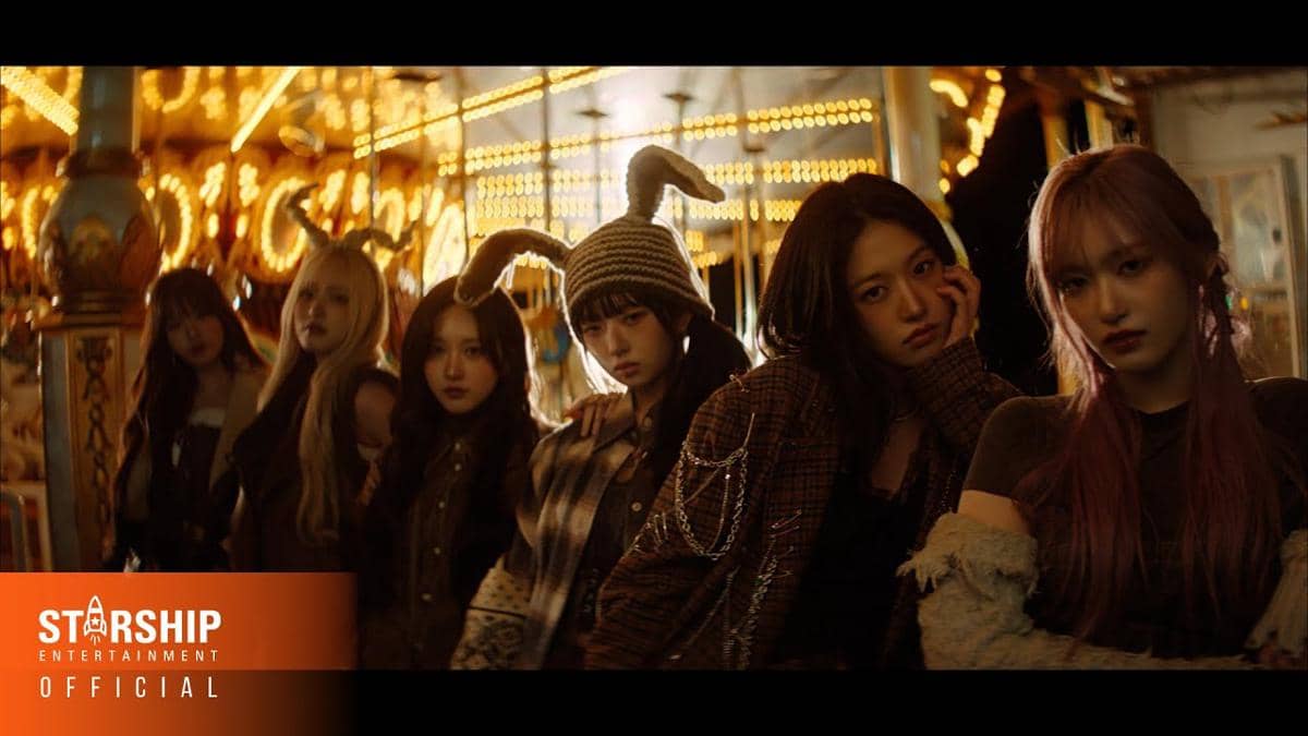 cuplikan MV lagu "REBEL HEART" dari IVE