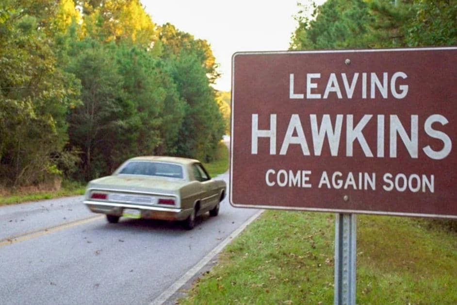 cuplikan adegan dalam serial Stranger Things