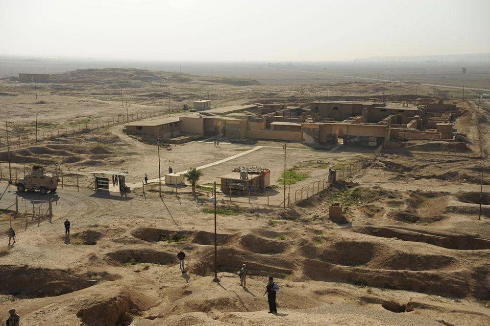 Kota kuno Nimrud di Irak