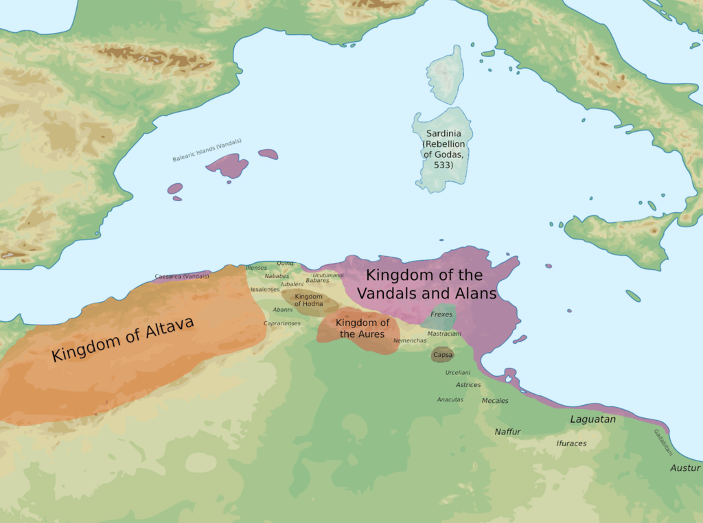 ilustrasi wilayah Afrika Utara