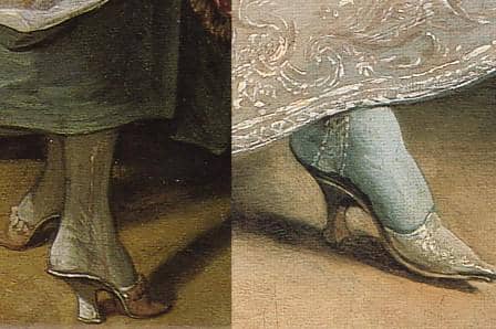 High heels sekitar abad ke- 18 sampai 19