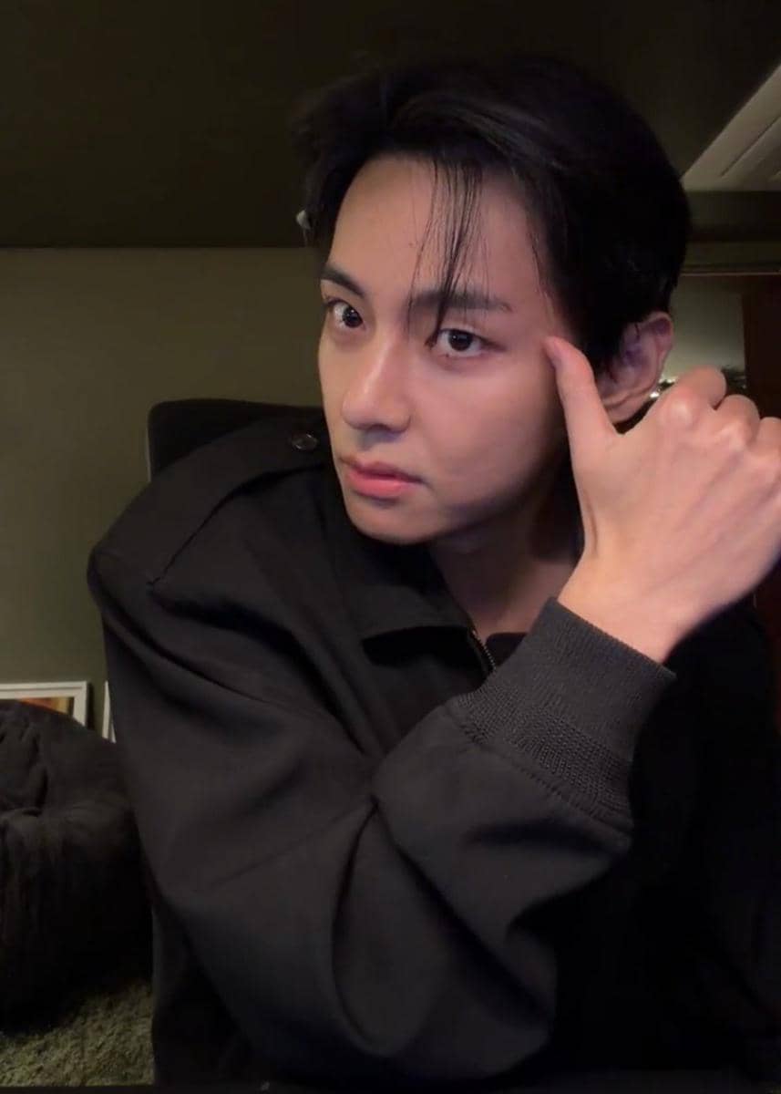 potret rumah baru V BTS 