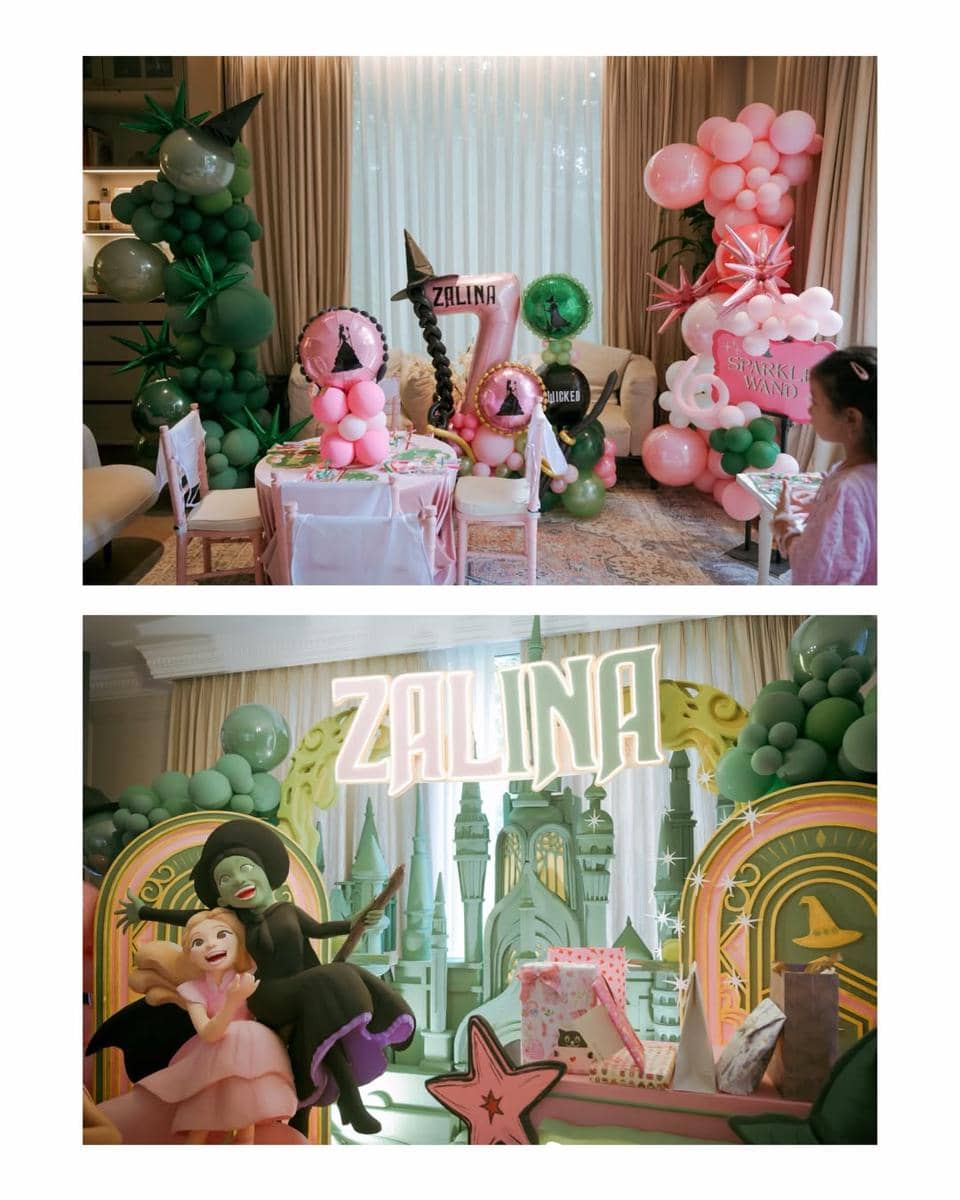 ulang tahun Zalina, putri Raisa