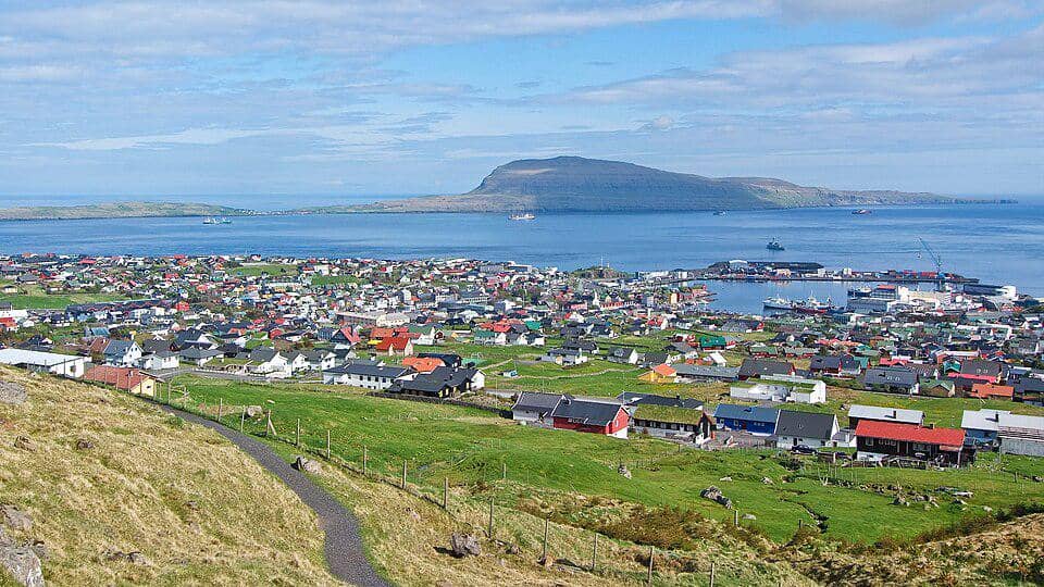 Kota Tórshavn di Faroe
