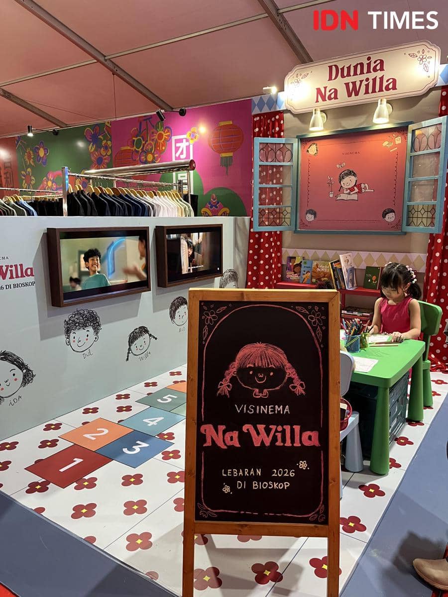 Festival Imlek Nasional pada Minggu (22/2/2026) di Lapangan Banteng, Jakarta Pusat (IDN Times/Nisa Zarawaki)