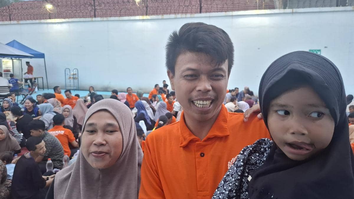 103 WBP Rutan Serang Buka Bersama Keluarga, Obati Rindu di Balik Jeruji