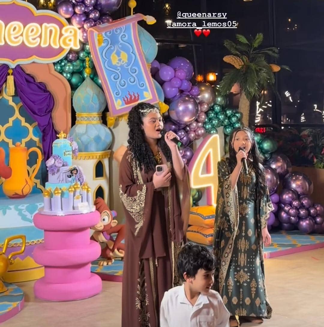 Pesta ulang tahun ke-4 Ameena Atta