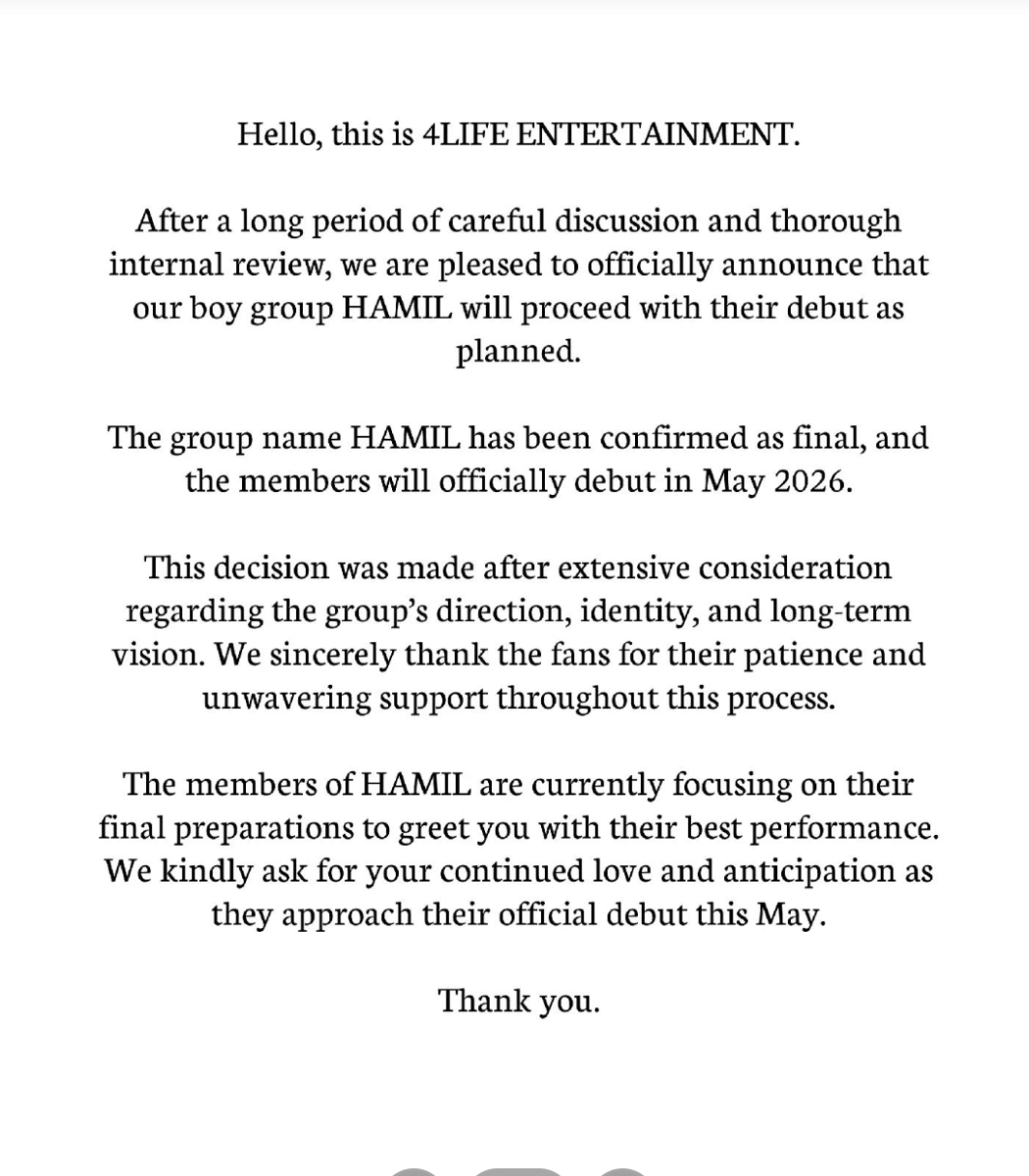 grup KPop bernama HAMIL