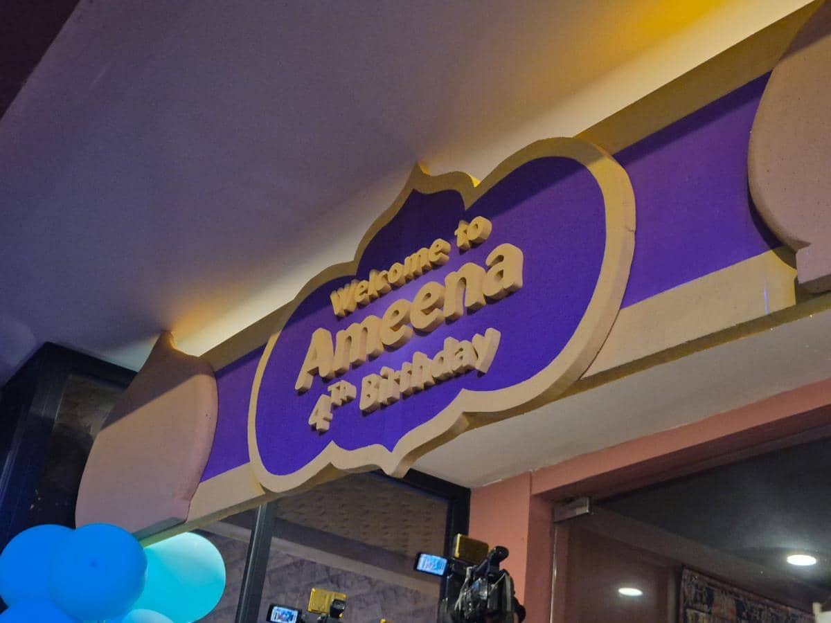 Pesta ulang tahun ke-4 Ameena Atta