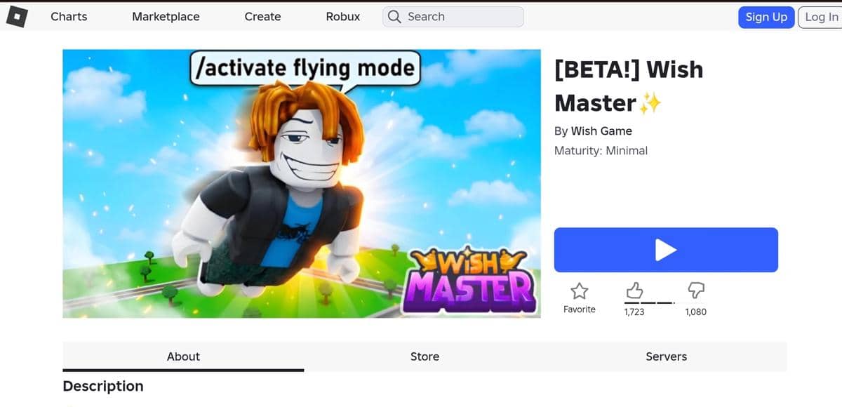 Wish Master Roblox