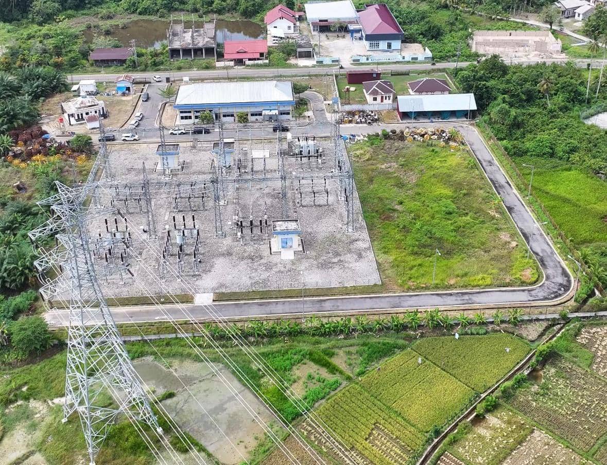 PLN Operasikan SUTT dan GI 150 kV Blangpidie-Tapak Tuan di Aceh Selatan
