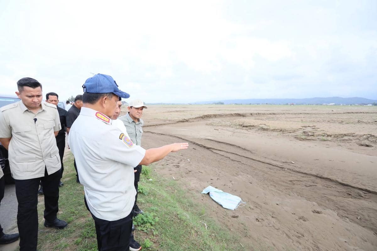 1.500 Hektare Sawah Warga di Pidie Jaya Masih Tertutup Lumpur