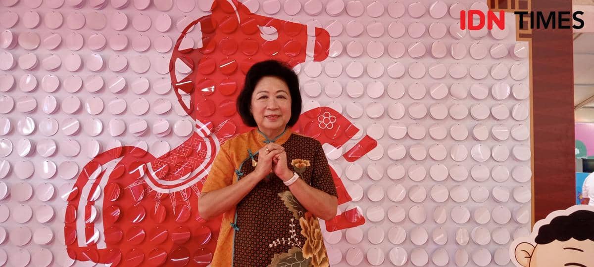 Festival Imlek Nasional pada Minggu (22/2/2026) di Lapangan Banteng, Jakarta Pusat (IDN Times/Nisa Zarawaki)