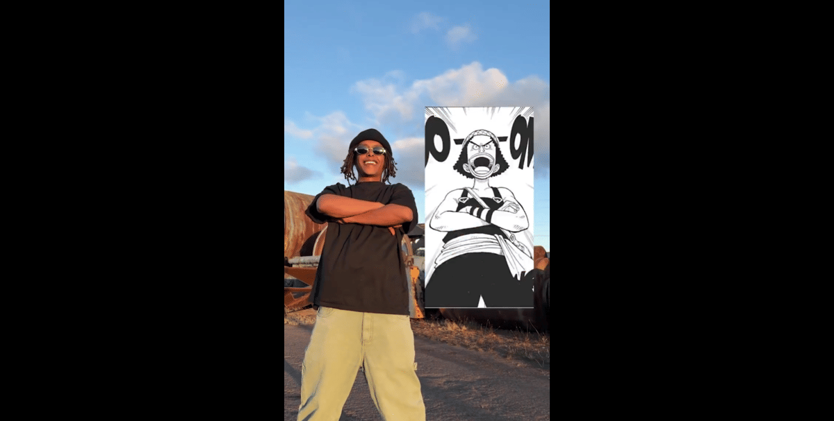 Jacob Romero Gibson usopp. (Dok. Netflix/One Piece) 