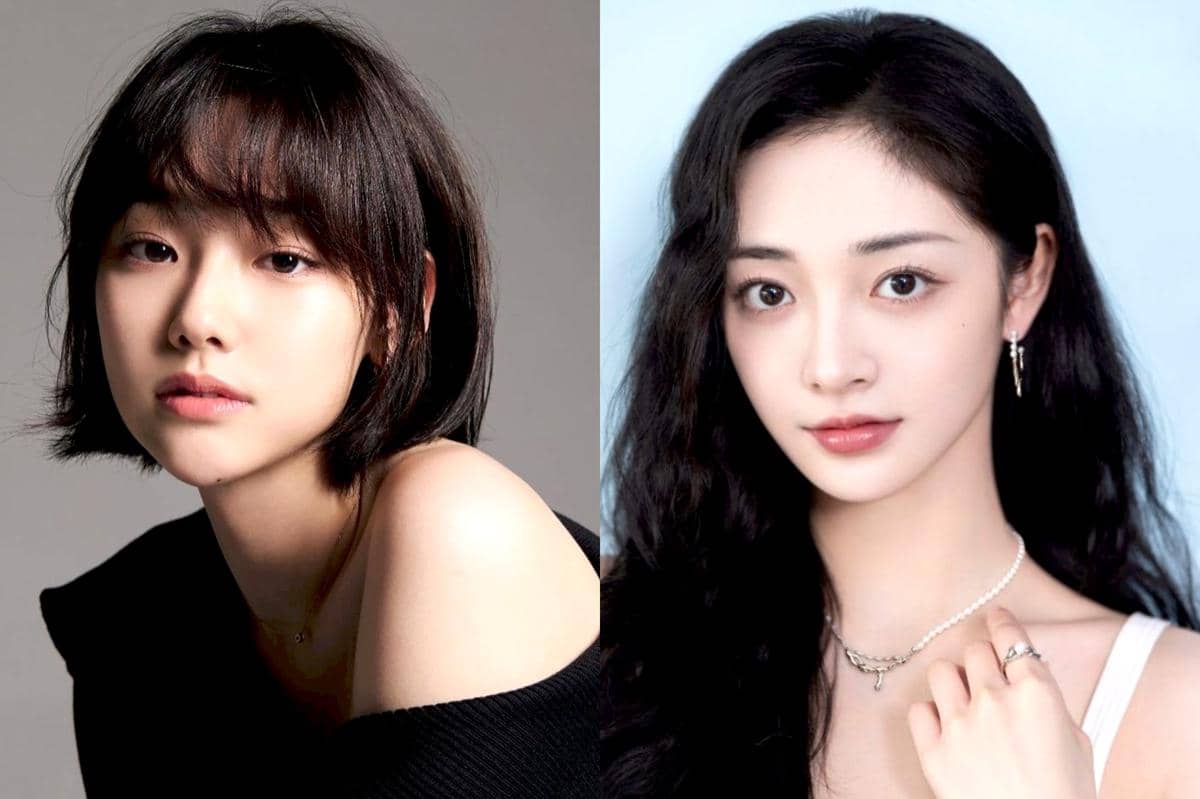 potret Kang Mina dan Zhou Jie Qong