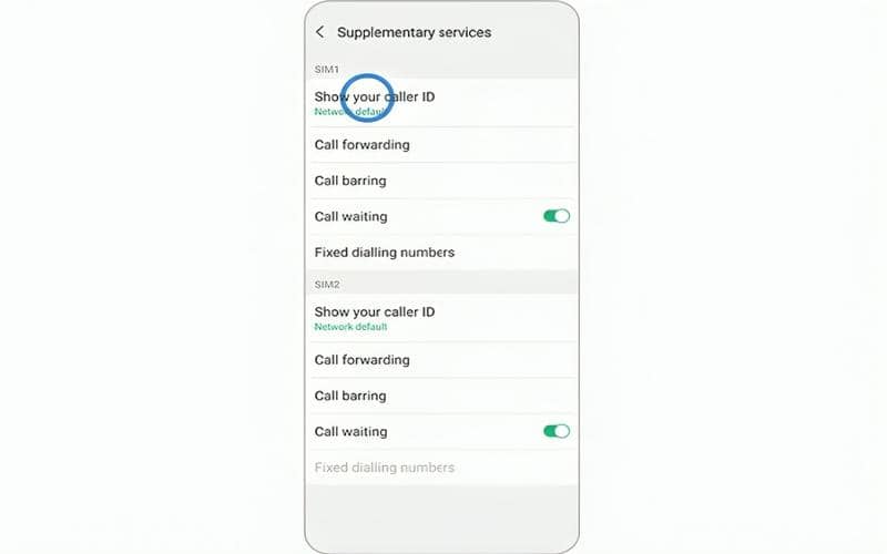 cara sembunyikan nomor HP saat menelepon di Samsung Galaxy
