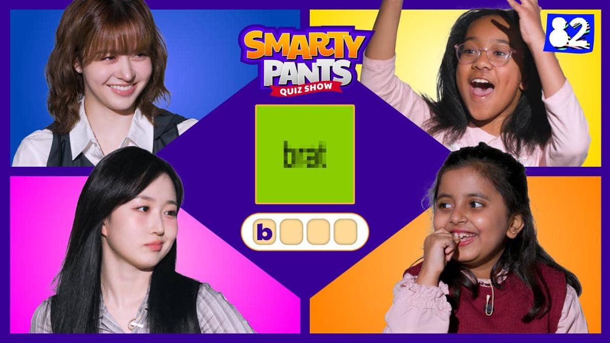 cuplikan member NMIXX di variety show SMARTY-PANTS!