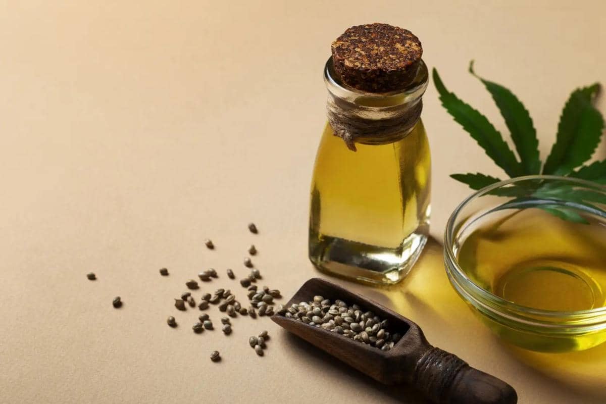 ilustrasi minyak dari biji-bijian 