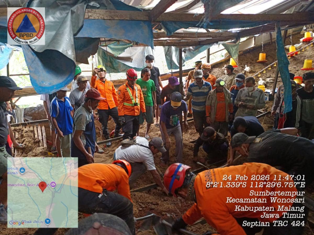 Pekerja Peternakan Ayam yang Ambruk di Malang Ditemukan Meninggal