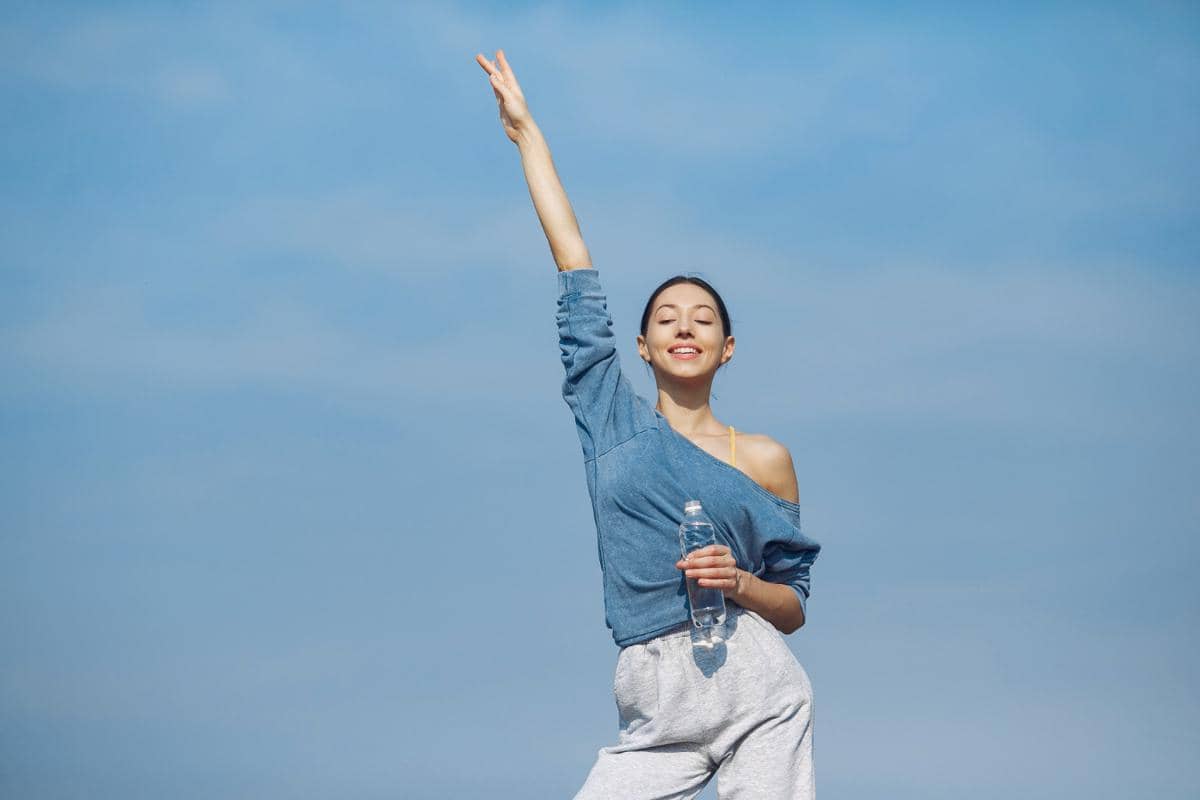 ilustrasi tubuh yang mendapat cairan yang cukup