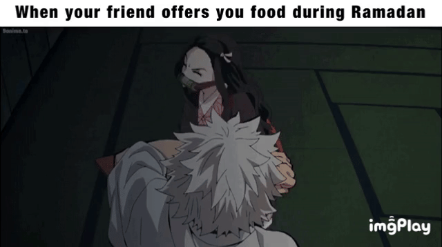 meme anime tentang Ramadan