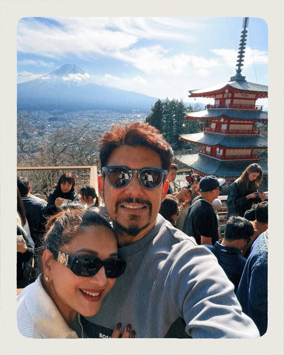 Madhuri Dixit dan suami