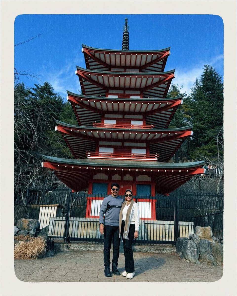 Madhuri Dixit dan suami