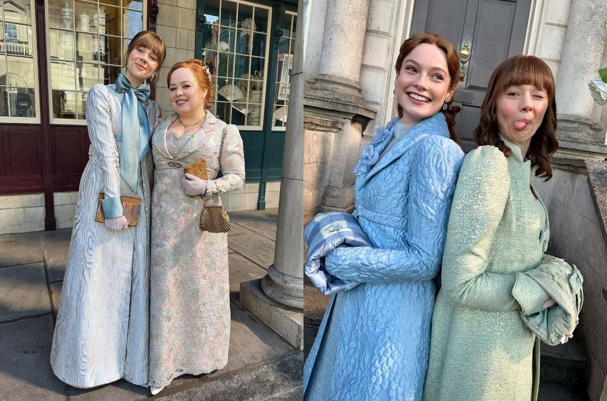 Ilustrasi regencycore Bridgerton