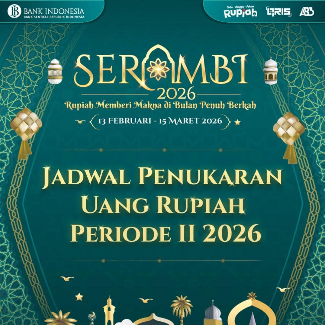 Jadwal dan Titik Lokasi Penukaran Uang Rupiah Lampung Periode I 2026