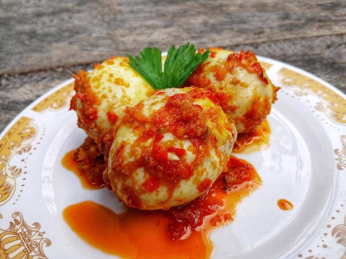 ilustrasi makanan pedas