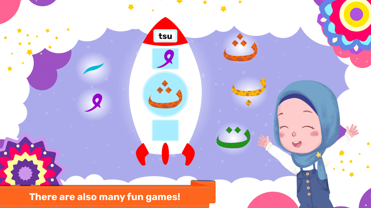 cuplikan gameplay Learns Quran with Kabi