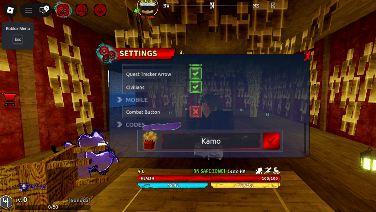 cara tukar kode redeem di Kaizen