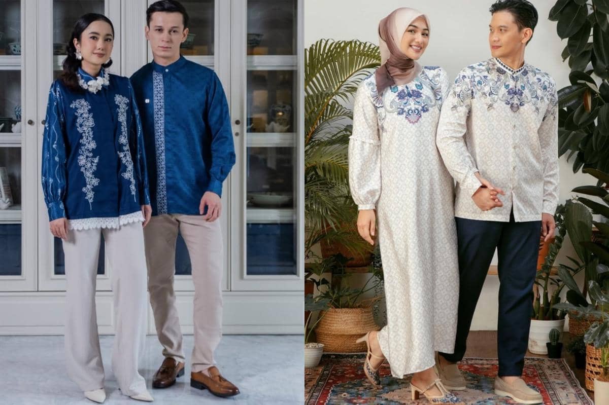 10 Referensi Baju Lebaran Couple dari Brand Lokal, Serasi Banget!