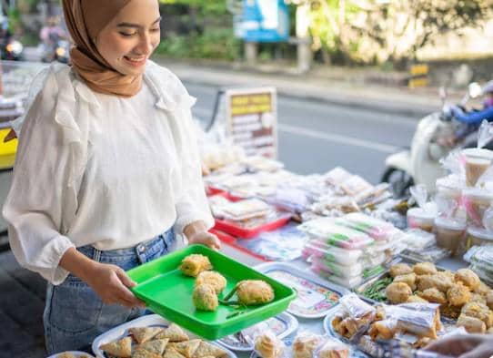 ilustrasi aneka menu takjil