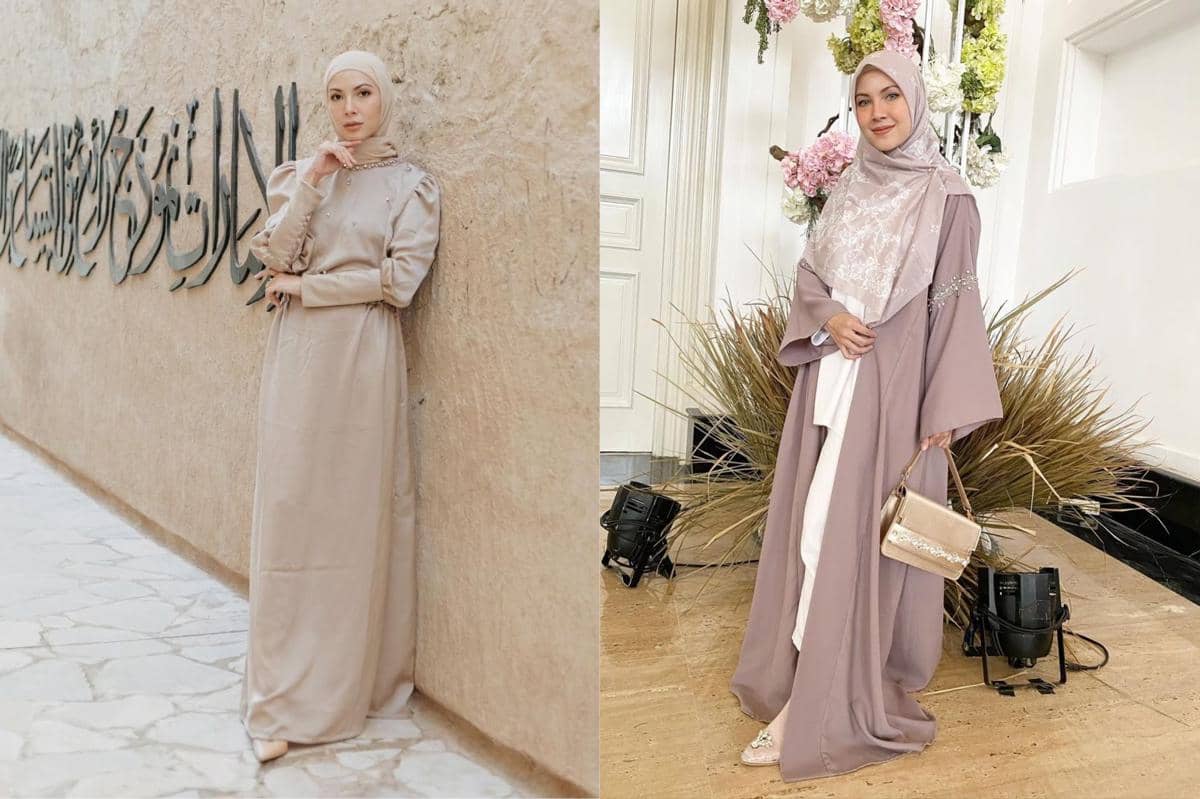 7 OOTD Hijab buat Bukber ala Ratna Galih, Santun tapi Anggun